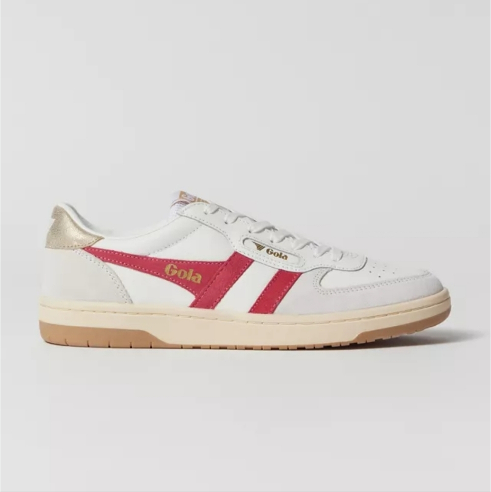 Gola Hawk White and Red Sneakers retro vintage court shoes elan veja adidas